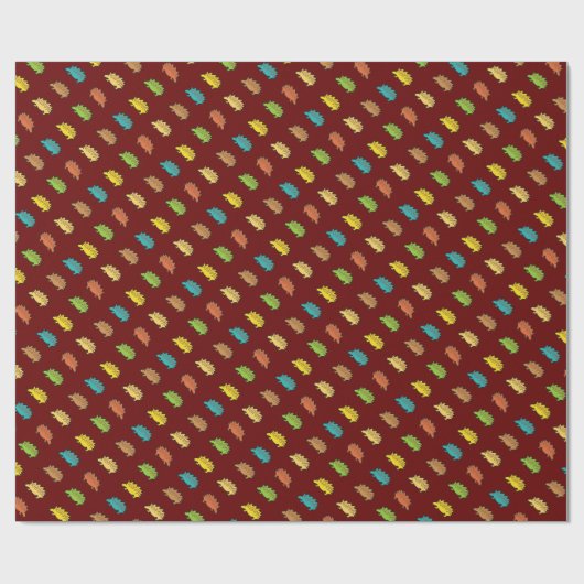 Papier Cadeau Hérisson (Plat)