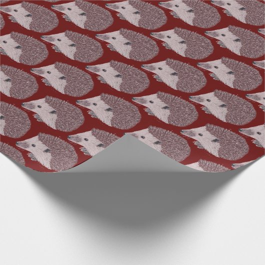 Papier Cadeau Hérisson (Coin)