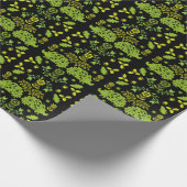 Papier Cadeau Hérisson Art populaire (Coin)