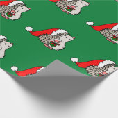 Papier Cadeau Hérisson de Noël (Coin)
