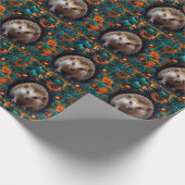 Papier Cadeau Hérisson lunatique (Coin)