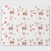 Papier Cadeau Hérisson profond (Plat)