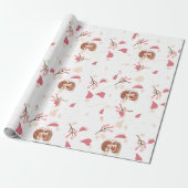 Papier Cadeau Hérisson profond (Déroulé)