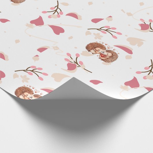 Papier Cadeau Hérisson profond (Coin)