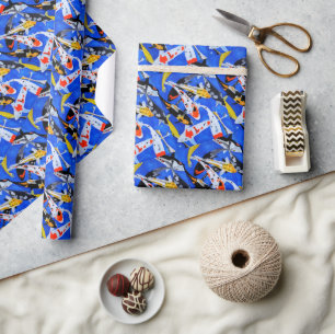 Papier Cadeau Héritage de la peinture japonaise de carpes koï pa
