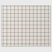 Papier Cadeau HERITAGE | Neutral Tartan Holiday (Plat)