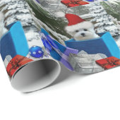 Papier Cadeau Hermes le maltais (Coin rond)