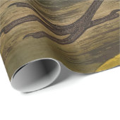 Papier Cadeau Héron blanc américain par John James Audubon (Coin rond)