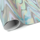 Papier Cadeau Herringbone Abstrait - varié (Coin rond)