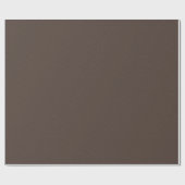 Papier Cadeau Herringbone classique tweeté rustique brun vacance (Plat)