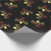 Papier Cadeau Heure de la nuit avec les lucioles brillantes (Coin)