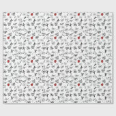 Papier Cadeau Heure de l'école (Plat)