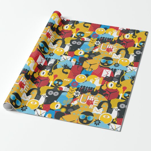 Papier Cadeau Heure d'été (Déroulé)