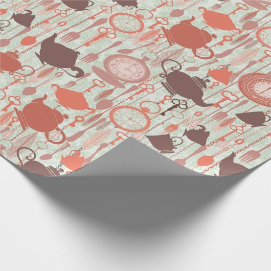 Papier Cadeau Heure du thé (Coin)