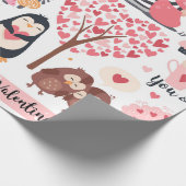 Papier Cadeau Heureuse Sainte-Valentin (Coin)