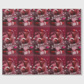 Papier Cadeau Heureuse Sainte-Valentin (Plat)