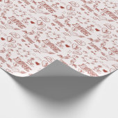 Papier Cadeau Heureuse Sainte-Valentin (Coin)