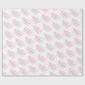 Papier cadeau Heureuse Sainte-Valentin (Plat)