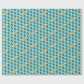 Papier Cadeau Heureuse Sainte-Valentin simple Rose rouge 80s Ret (Plat)