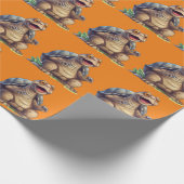 Papier Cadeau Heureuse tortue des Galapagos des îles Galapagos (Coin)