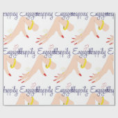 Papier Cadeau Heureusement engagé (Plat)