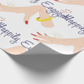 Papier Cadeau Heureusement engagé (Coin)