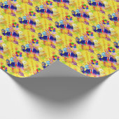 Papier Cadeau heureux anniversaire donald trump (Coin)