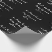 Papier Cadeau Heureux après Motif pour elle (Coin)