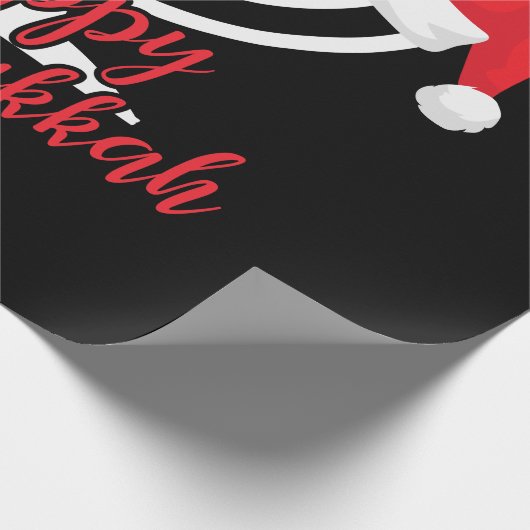 Papier Cadeau Heureux Chrismukkah Funny Hanoukka et Noël (Coin)