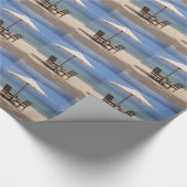 Papier Cadeau Heureux dehors (Coin)