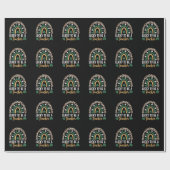 Papier Cadeau Heureux d'être enseignant Rainbow St Patrick's Day (Plat)