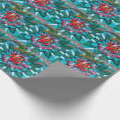 Papier Cadeau Heureux Graffiti du 18ème anniversaire (Coin)