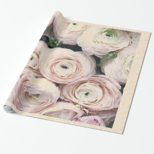 PAPIER CADEAU HEUREUX GRAINES WRAPPER PALE ROSE ROSE ROSE CADEAU