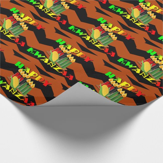 PAPIER CADEAU HEUREUX KWANZAA (Coin)