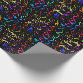 PAPIER CADEAU "HEUREUX NOUVEL AN !" (Coin)