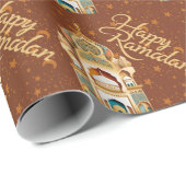 Papier Cadeau heureux Ramadan (Coin rond)