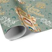 Papier Cadeau heureux Ramadan (Coin rond)