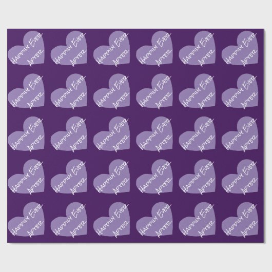 Papier Cadeau Heureux toujours après (Plat)