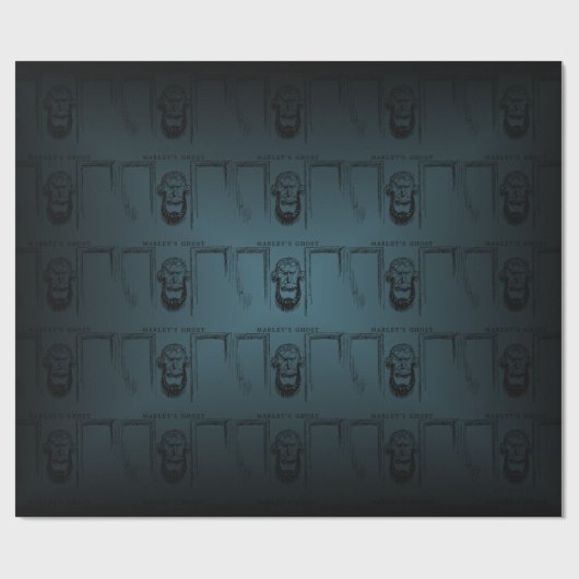 Papier Cadeau Heurtoir de porte du fantôme d'un Marley de chant (Plat)