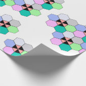 PAPIER CADEAU HEXAGON COLORÉ (Coin)