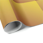 Papier Cadeau Hexagon d'or : Parties scintillant Arrière - plan  (Coin rond)