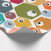 Papier Cadeau Hexagon Eyeballs  (Coin)