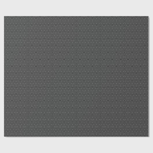 Papier Cadeau Hexagone texture geometric pattern (Plat)