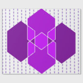 Papier Cadeau Hexagones de Bauhaus (Plat)