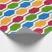 Papier Cadeau Hexagones rétro (Coin)