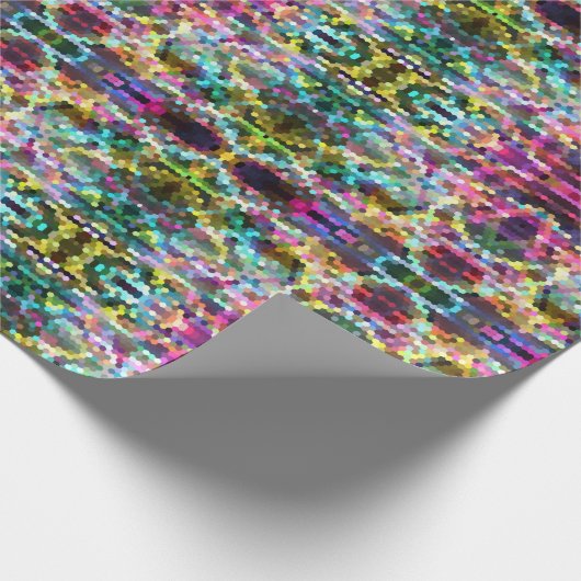 Papier Cadeau Hexagons (Coin)