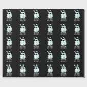 Papier Cadeau Hey Hop Stuff Funny Hot Rabbit Pun Dark BG (Plat)