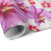 Papier Cadeau Hibiscus (Coin rond)