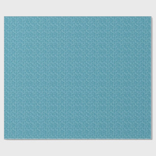 Papier Cadeau Hibiscus bleu sarcelle imprimé aloha floral hawaïe