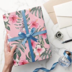 Papier Cadeau Hibiscus des îles